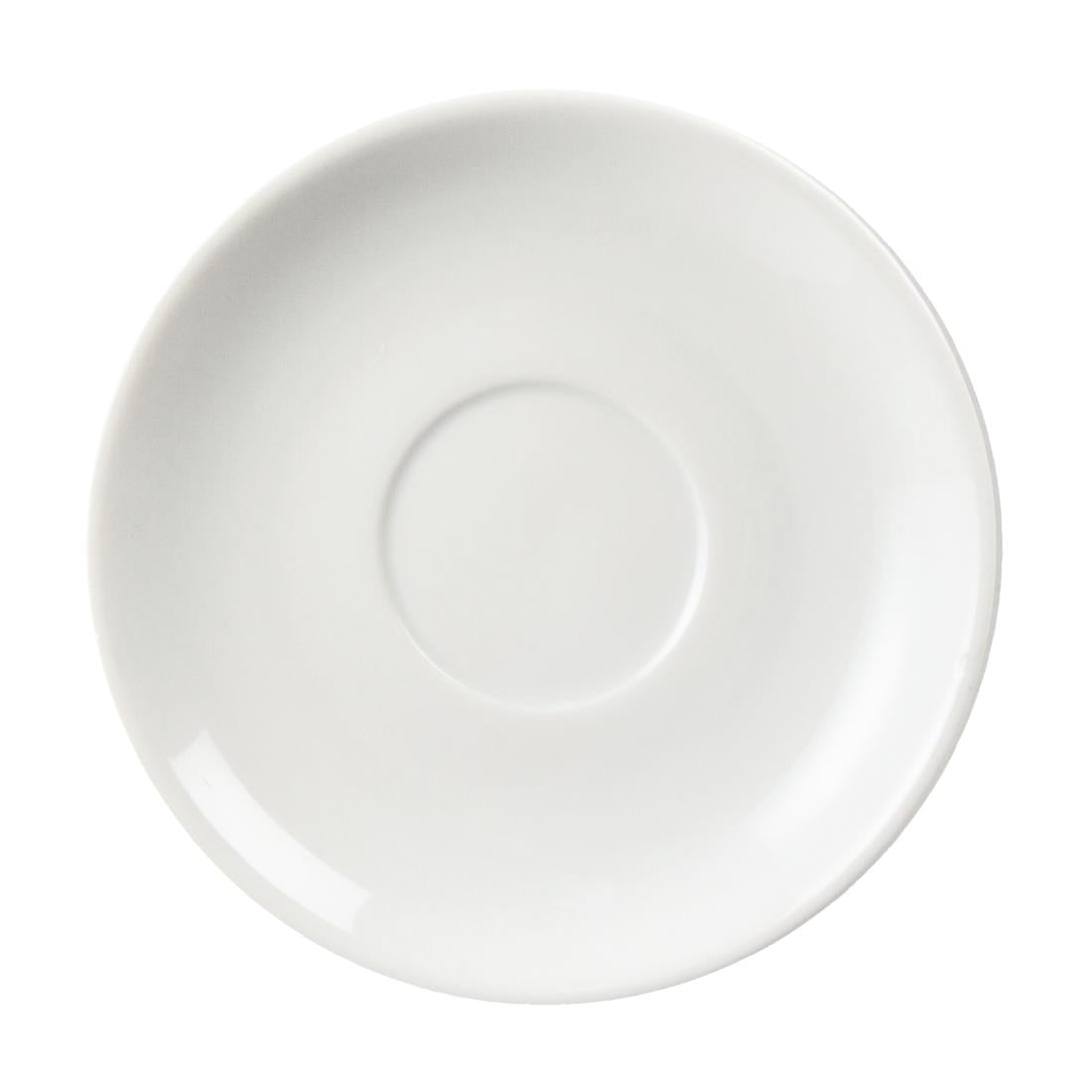 Olympia Whiteware Stacking Saucers 150mm (12 Pack)