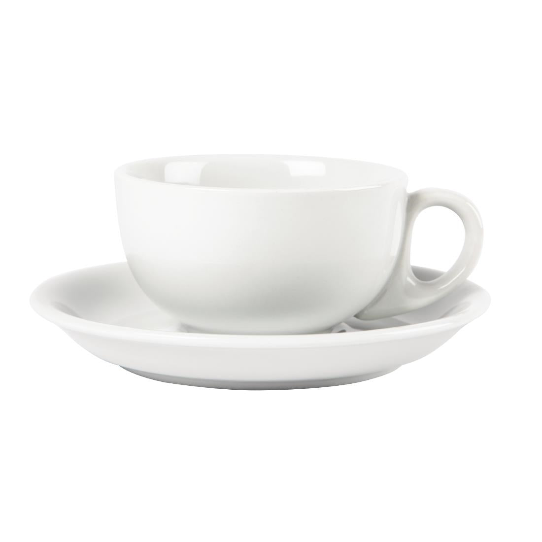 Olympia Whiteware Cappuccino Saucers (12 pack)