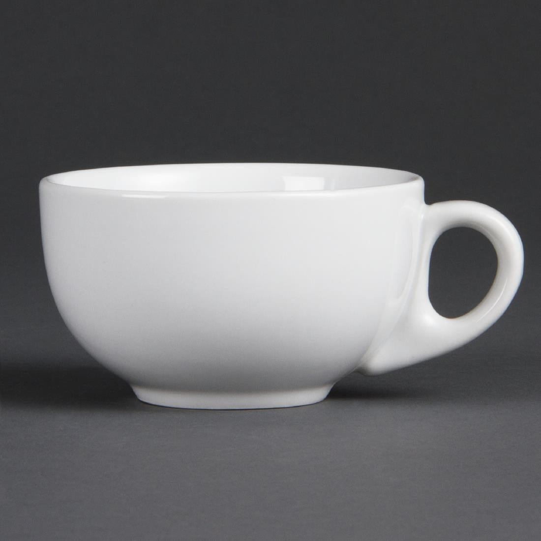 Olympia Whiteware Cappuccino Cups 200ml 7oz (12 Pack)