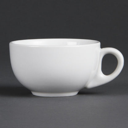 Olympia Whiteware Cappuccino Cups 200ml 7oz (12 Pack)