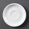 Olympia Whiteware Cappuccino Saucers - Pack of 12