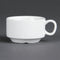Olympia Whiteware Stacking Espresso Cups 85ml 3oz - Pack of 12