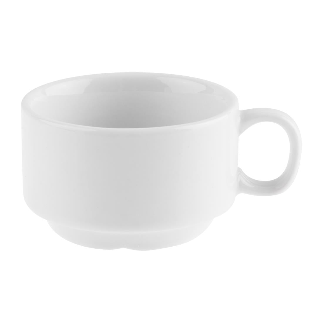 Olympia Whiteware Stacking Espresso Cups 85ml 3oz (12 pack)