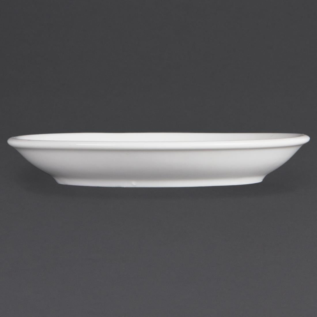 Olympia Whiteware Stacking Espresso Saucers (12 Pack)