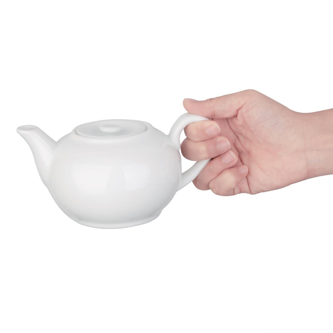 Olympia Whiteware Teapots 426ml (4 pack)