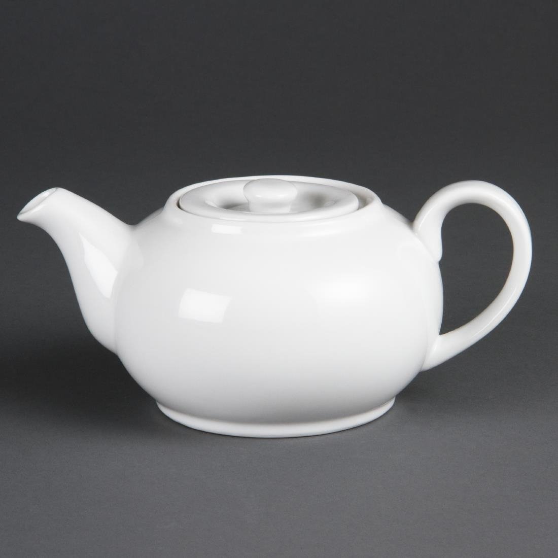 Olympia Whiteware Teapots 876ml (4 pack)