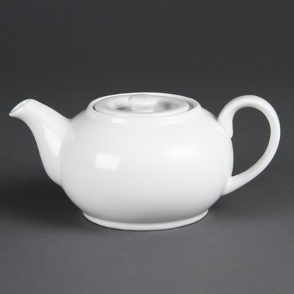 Olympia Whiteware Teapots 876ml (4 pack)