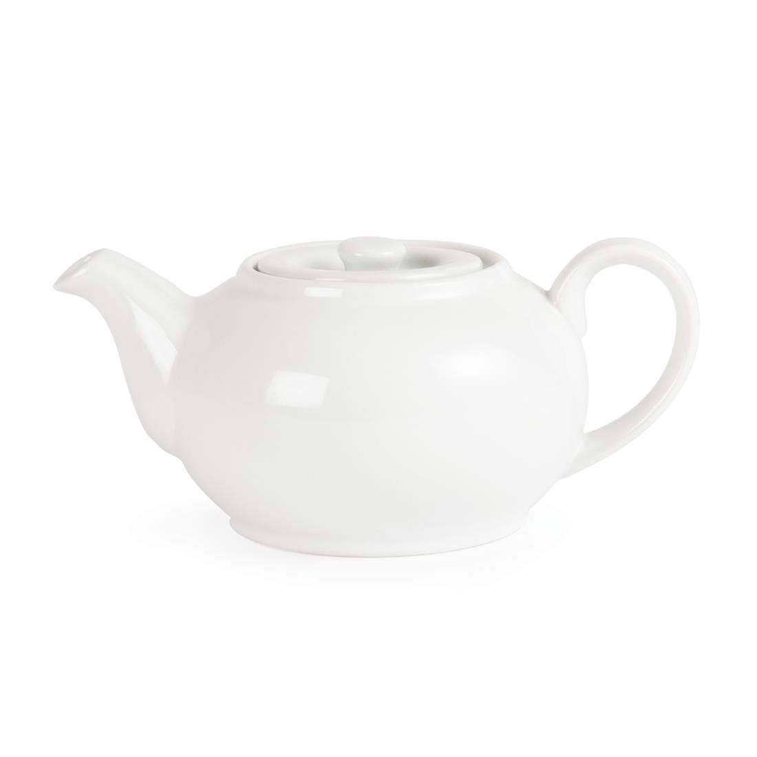 Olympia Whiteware Teapots 876ml (4 pack)
