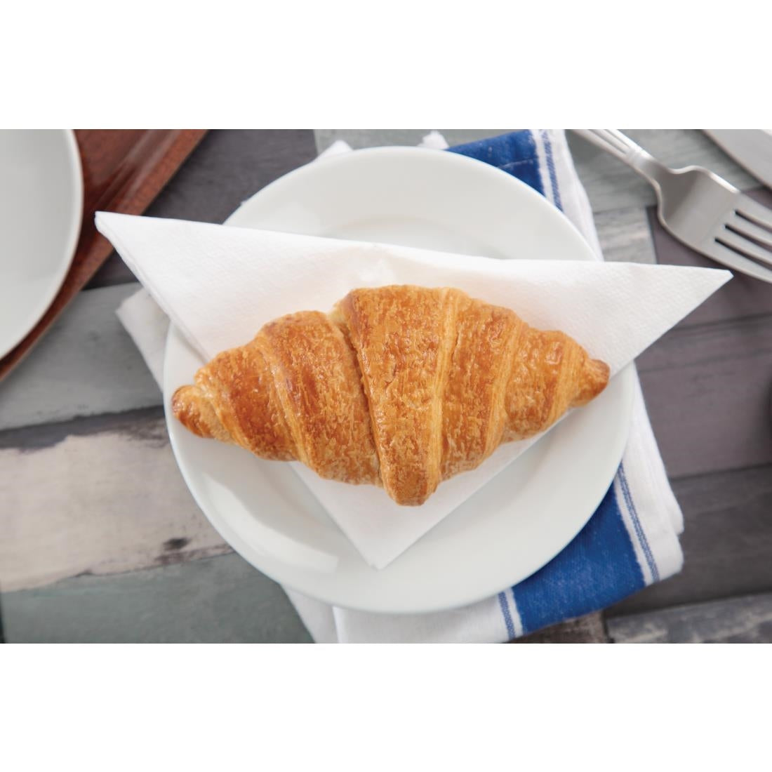 Olympia Whiteware Wide Rimmed Plates 165mm (12 Pack)