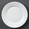 Olympia Whiteware Wide Rimmed Plates 230mm - Pack of 12