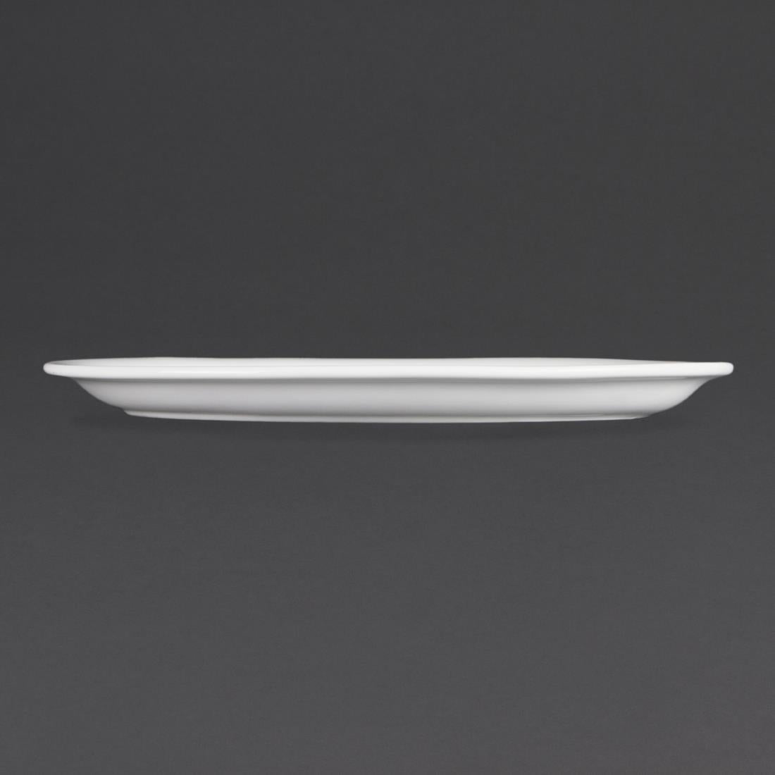 Olympia Whiteware Oval Platters 295mm (6 pack)