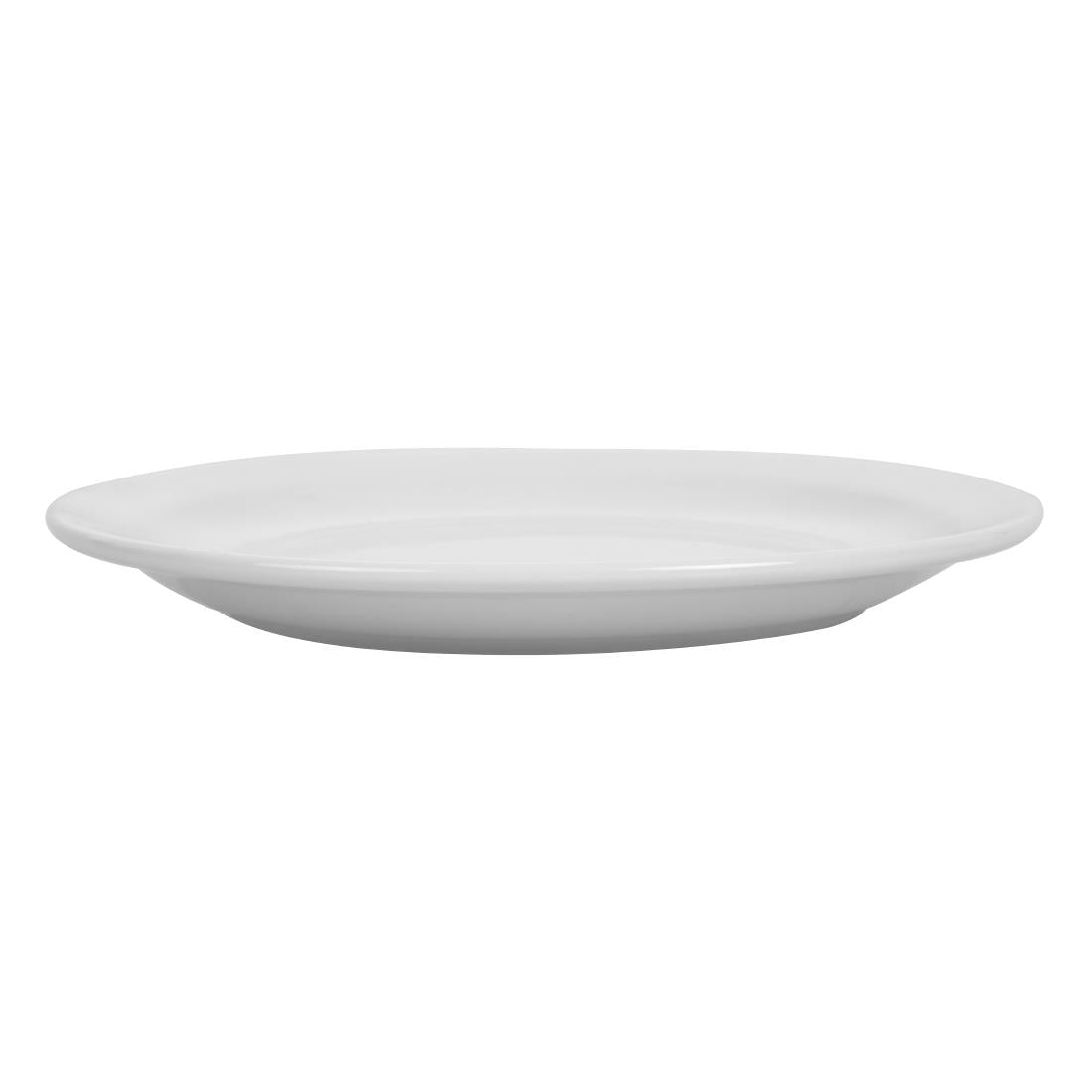 Olympia Whiteware Narrow Rimmed Plates 202mm (12 pack)