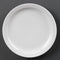 Olympia Whiteware Narrow Rimmed Plates 250mm - Pack of 12