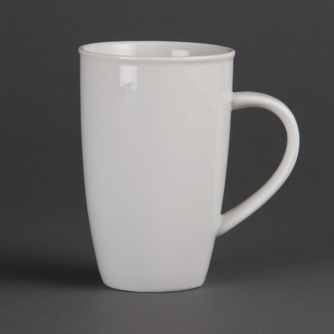 Olympia Whiteware Latte Mugs 400ml 14oz (6 pack)