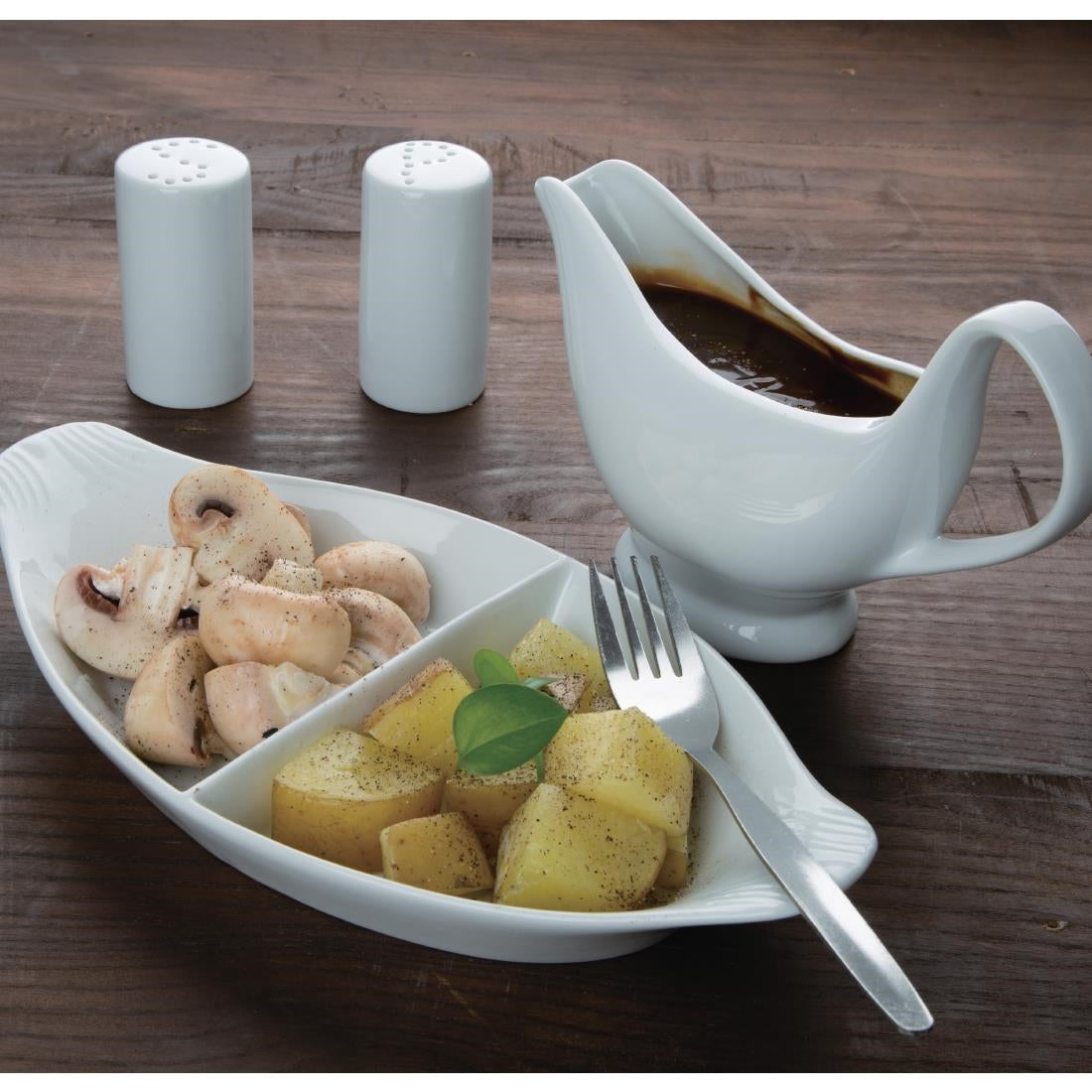 Olympia Whiteware Salt Shakers 80mm (12 pack)