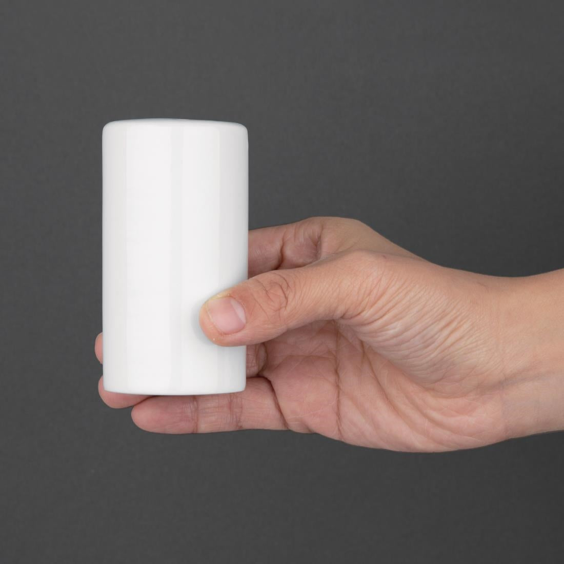 Olympia Whiteware Pepper Shakers 80mm (12 pack)