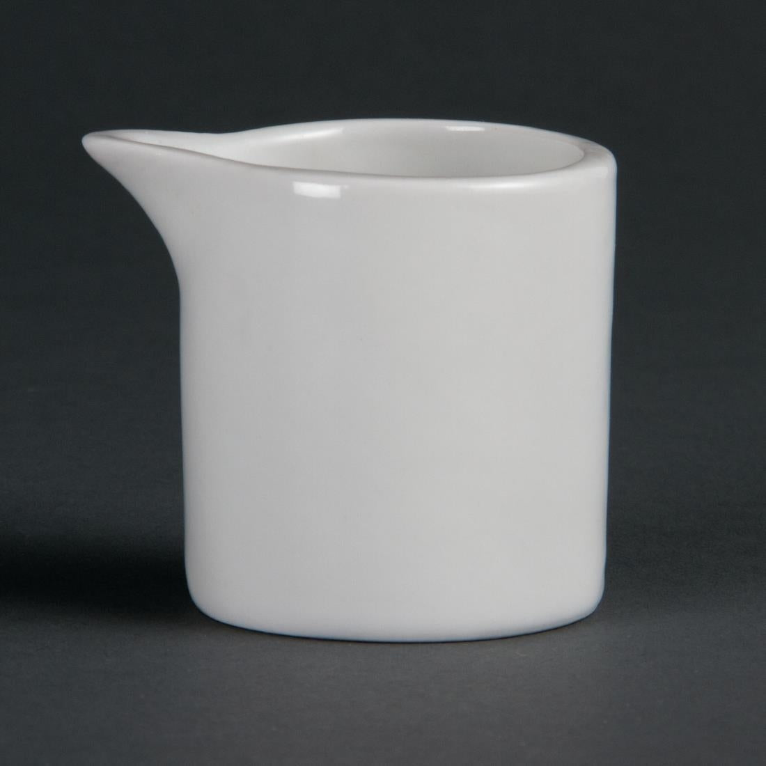 Olympia Whiteware Milk and Cream Jugs 57ml (6 Pack)