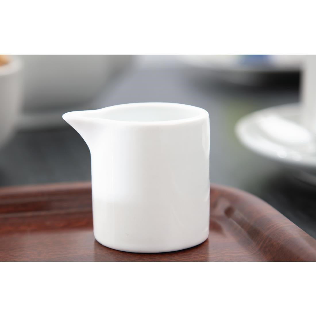 Olympia Whiteware Milk and Cream Jugs 57ml (6 Pack)