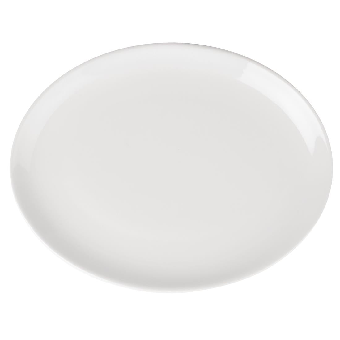 Olympia Athena Hotelware Oval Coupe Plates 254x197mm (12 Pack)