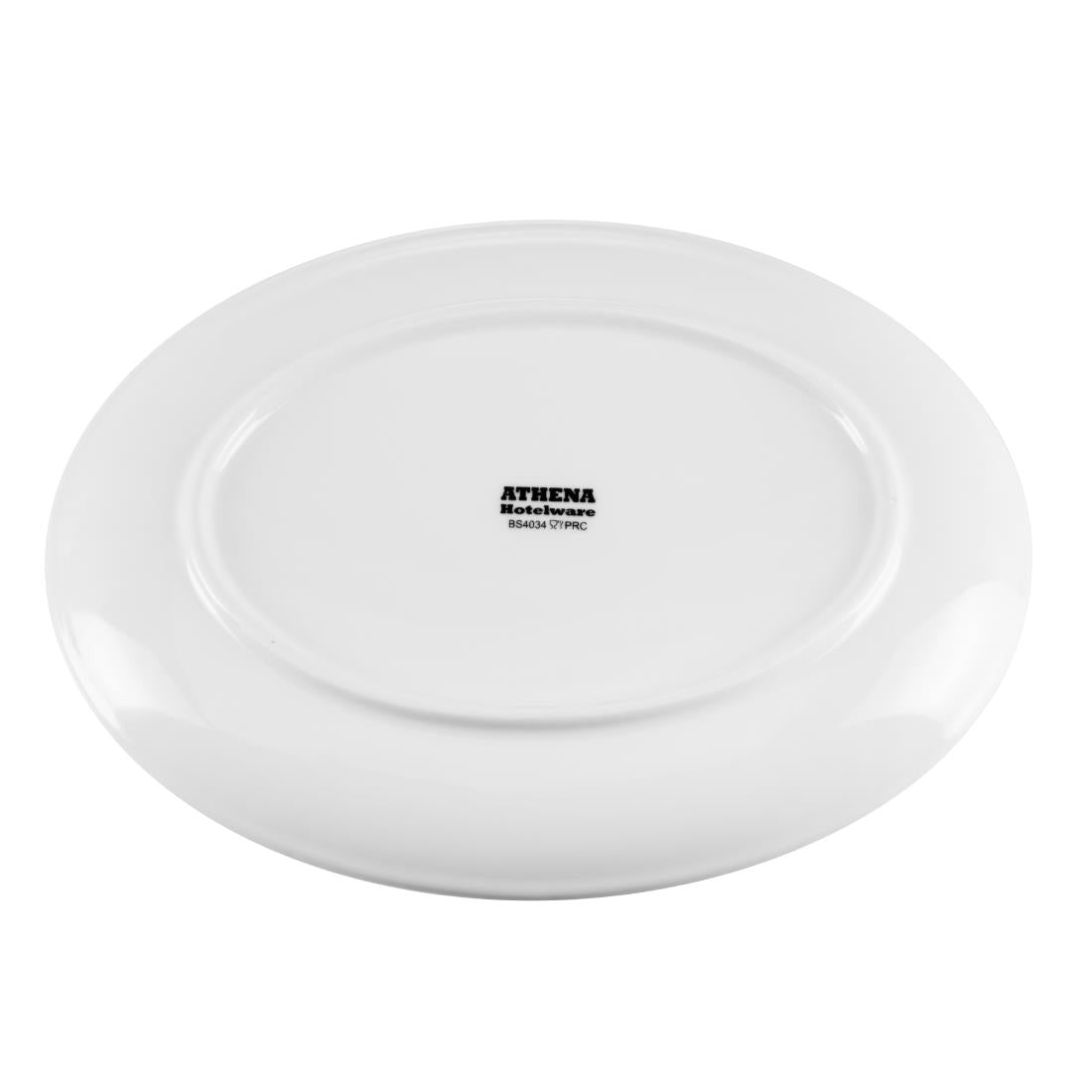 Olympia Athena Hotelware Oval Coupe Plates 254x197mm (12 Pack)