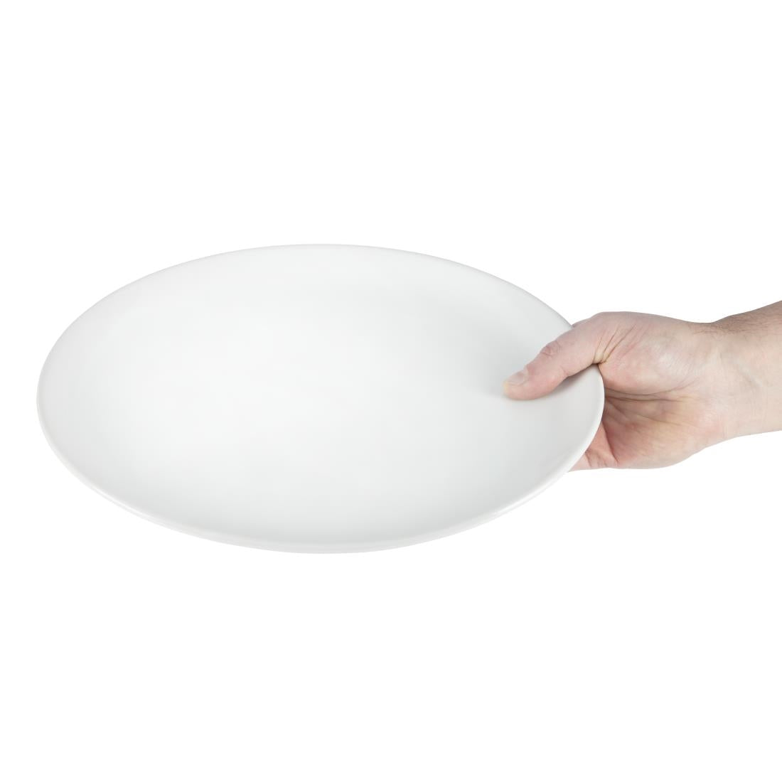 Olympia Athena Oval Coupe Plates 305x241mm (6 Pack)