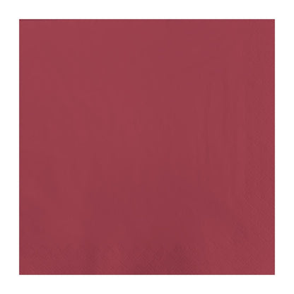 Fasana Dinner Napkin Bordeaux 40x40cm 3ply 1/4 Fold (1000 Pack)