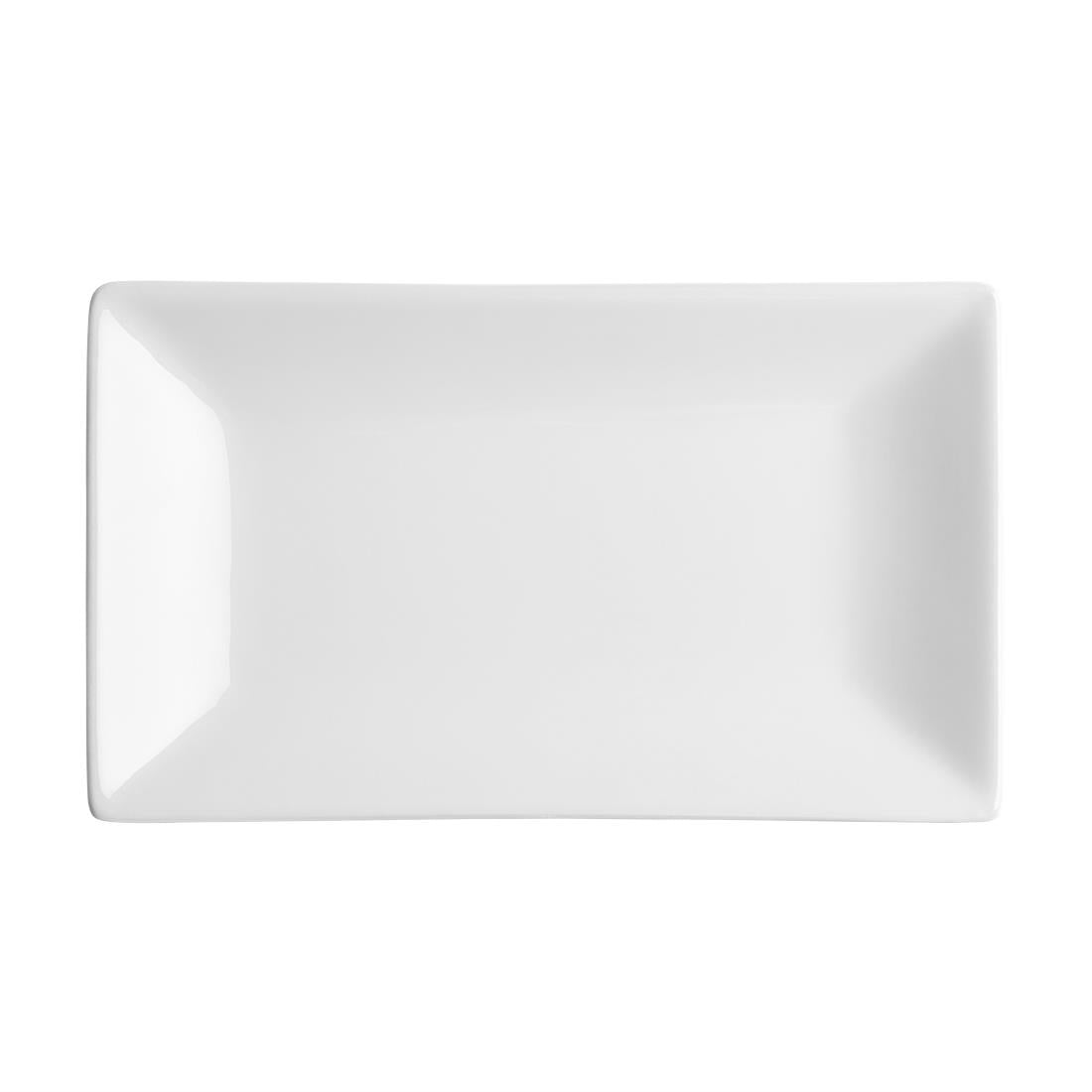 Olympia Whiteware Serving Rectangular Platters 250x 150mm (4 pack)
