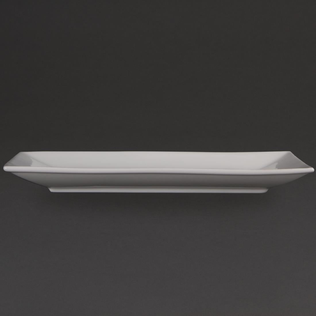 Olympia Whiteware Serving Rectangular Platters 310mm (2 pack)