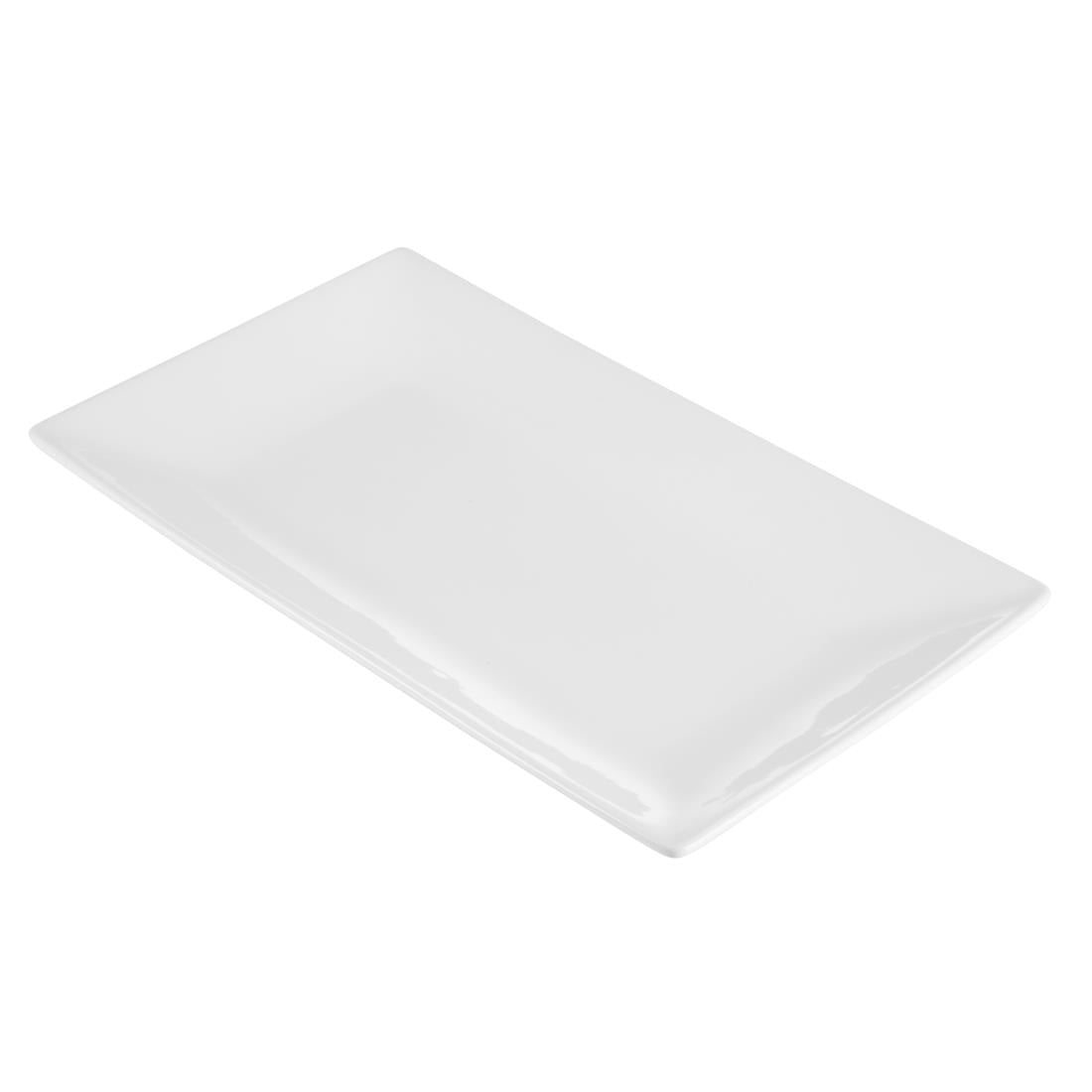 Olympia Whiteware Serving Rectangular Platters 310mm (2 pack)