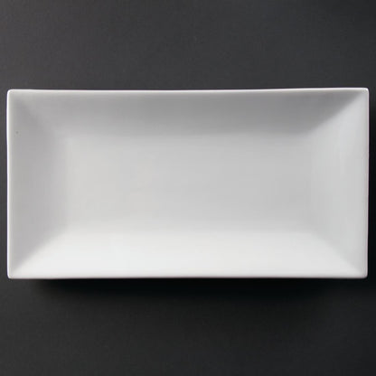 Olympia Whiteware Serving Rectangular Platter 380mm