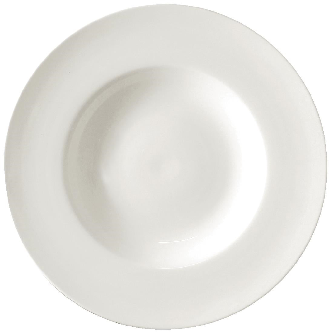 Olympia Lumina Pasta or Soup Bowls White 254mm (4 pack)