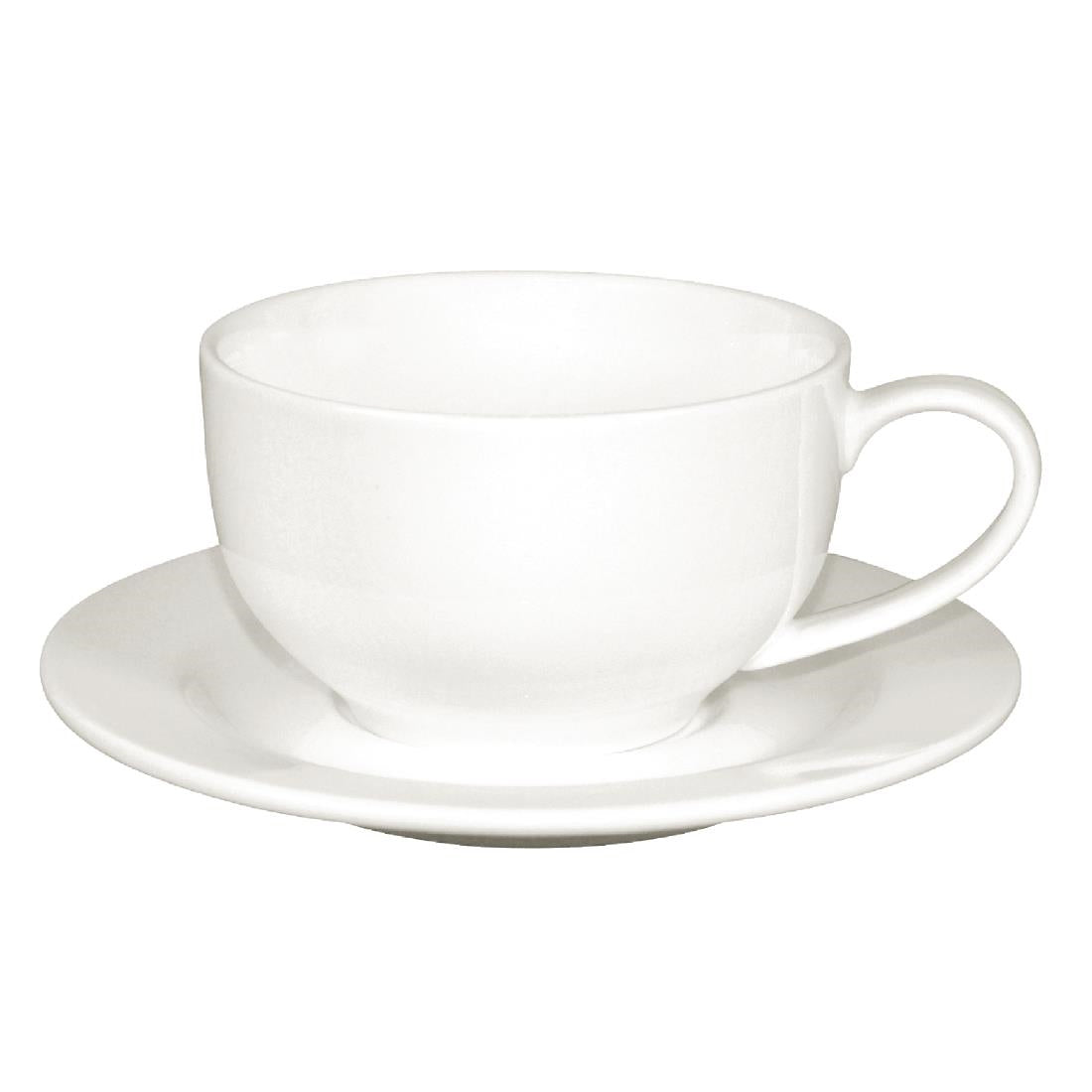Olympia Lumina Round Saucers White 143mm (6 pack)