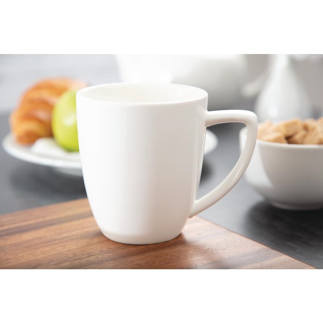 Olympia Lumina Latte Mugs 350ml 12oz (6 pack)