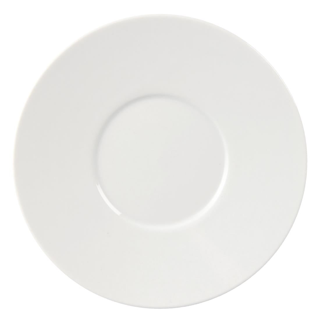 Olympia Whiteware Elegant Saucers 148mm (12 pack)