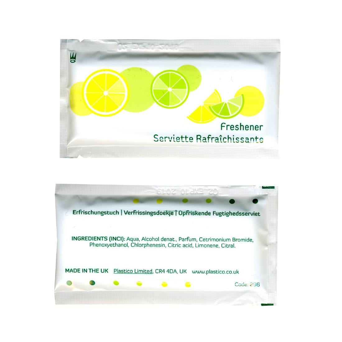 eGreen Large Freshening Hand Wipes (500 pack)