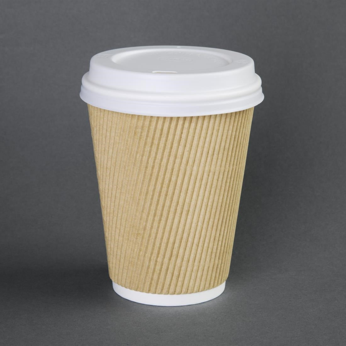 Fiesta Recyclable Coffee Cup Lids White 225ml / 8oz (50 Pack)