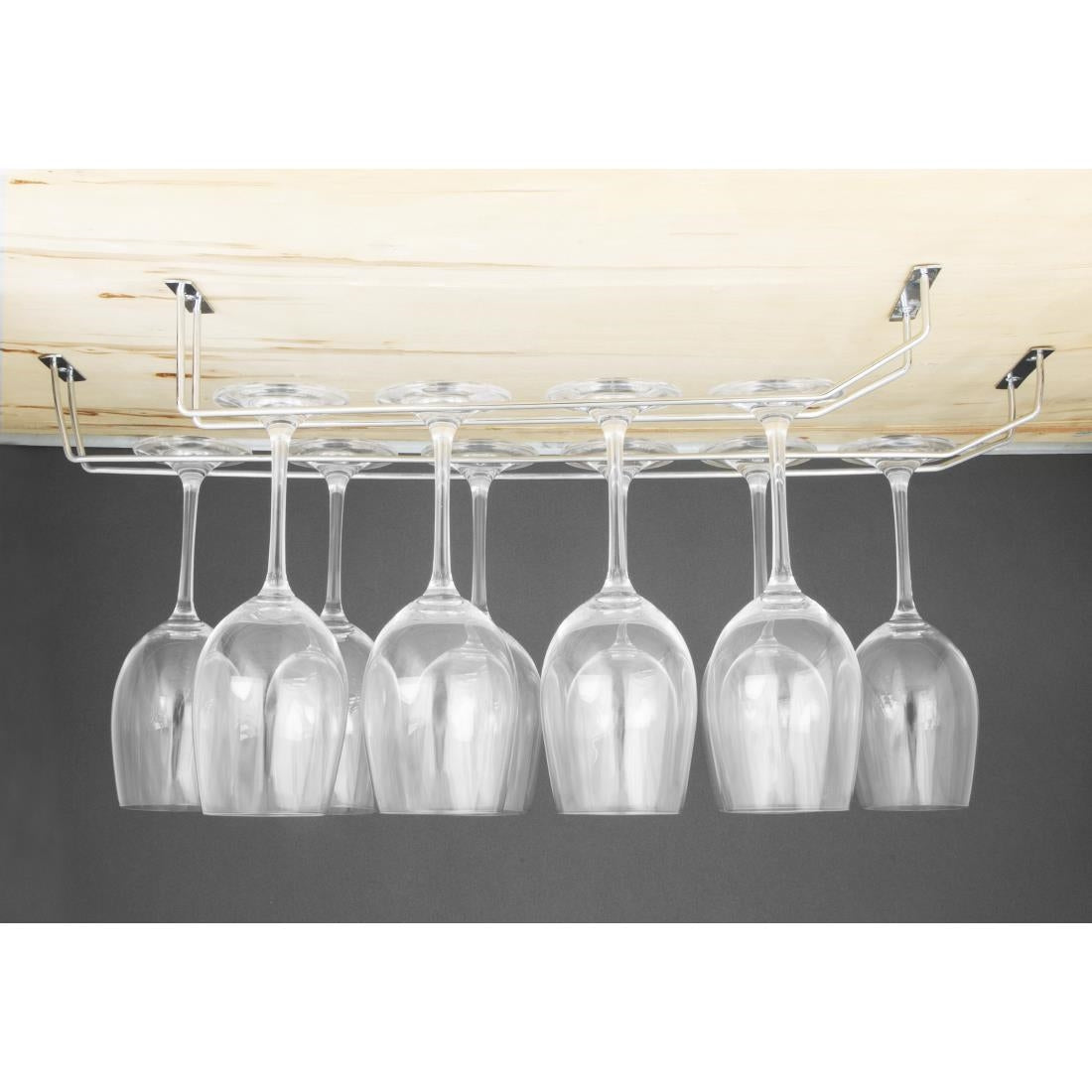 Olympia Wine Glass Rack Chrome 406mm