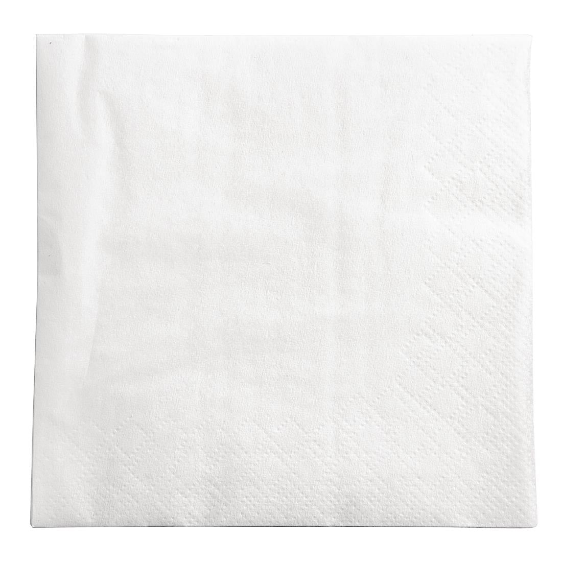 Fasana Cocktail Napkin White 240x240mm 2ply 1/4 Fold (1500 Pack)
