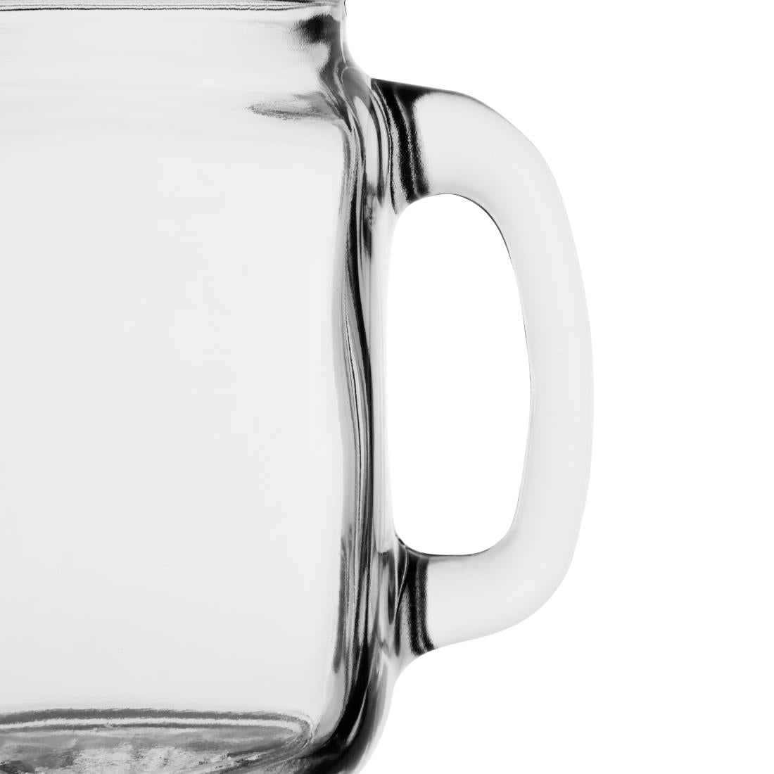 Olympia Handled Jam Jar Glasses 450ml (12 pack)
