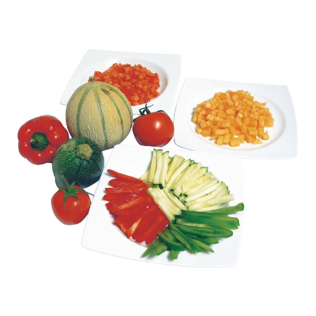 Dynamic Dynacube Manual Vegetable Chopper with 7 x 7mm Blade Set