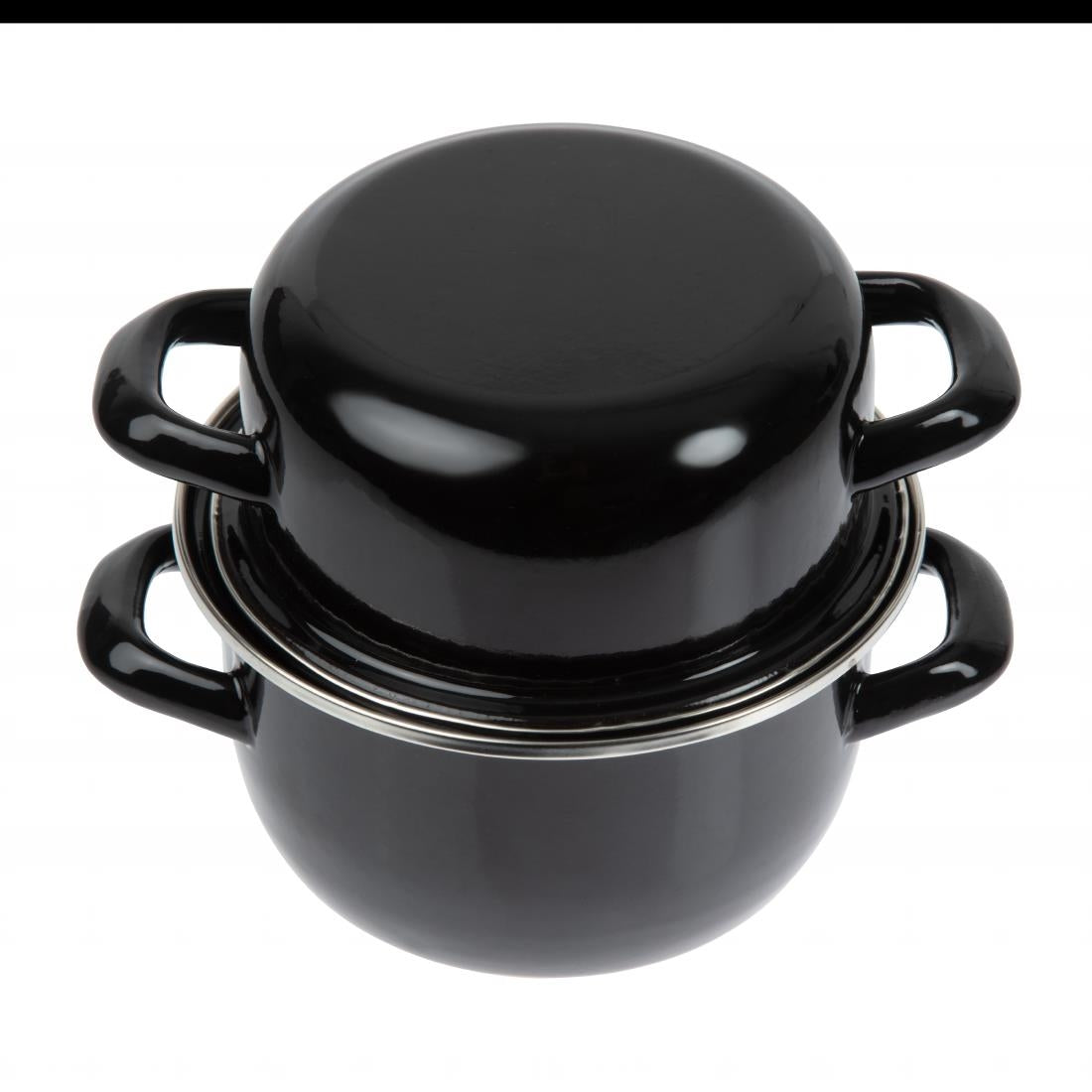 Olympia Mussel Pot Enamel Small
