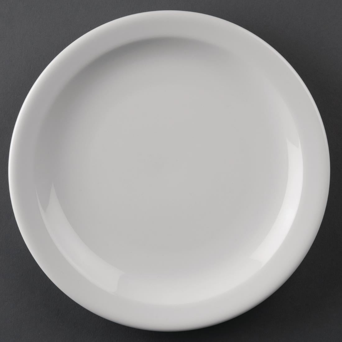 Olympia Athena Narrow Rimmed Plates 205mm/8" (12 Pack)