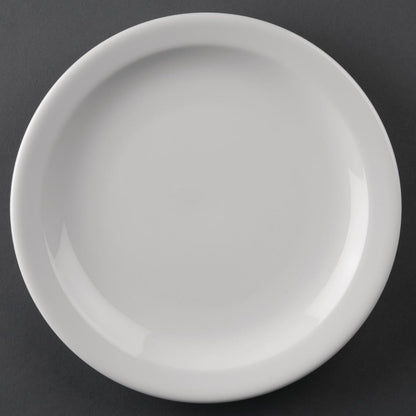 Olympia Athena Narrow Rimmed Plates 205mm/8" (12 Pack)