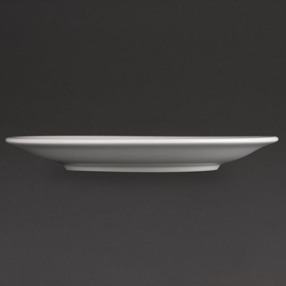 Olympia Athena Narrow Rimmed Plates 205mm/8" (12 Pack)