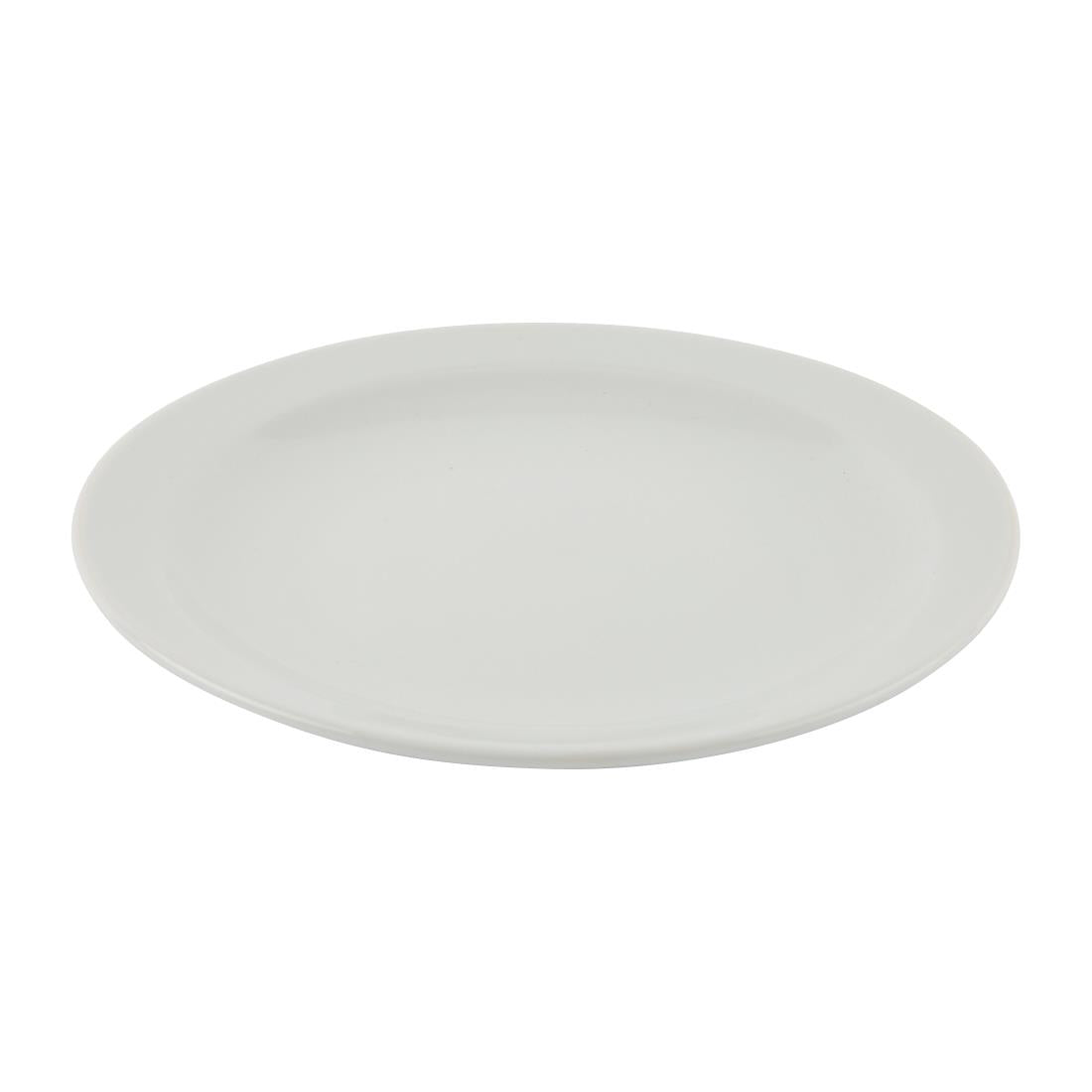 Olympia Athena Narrow Rimmed Plates 205mm/8" (12 Pack)