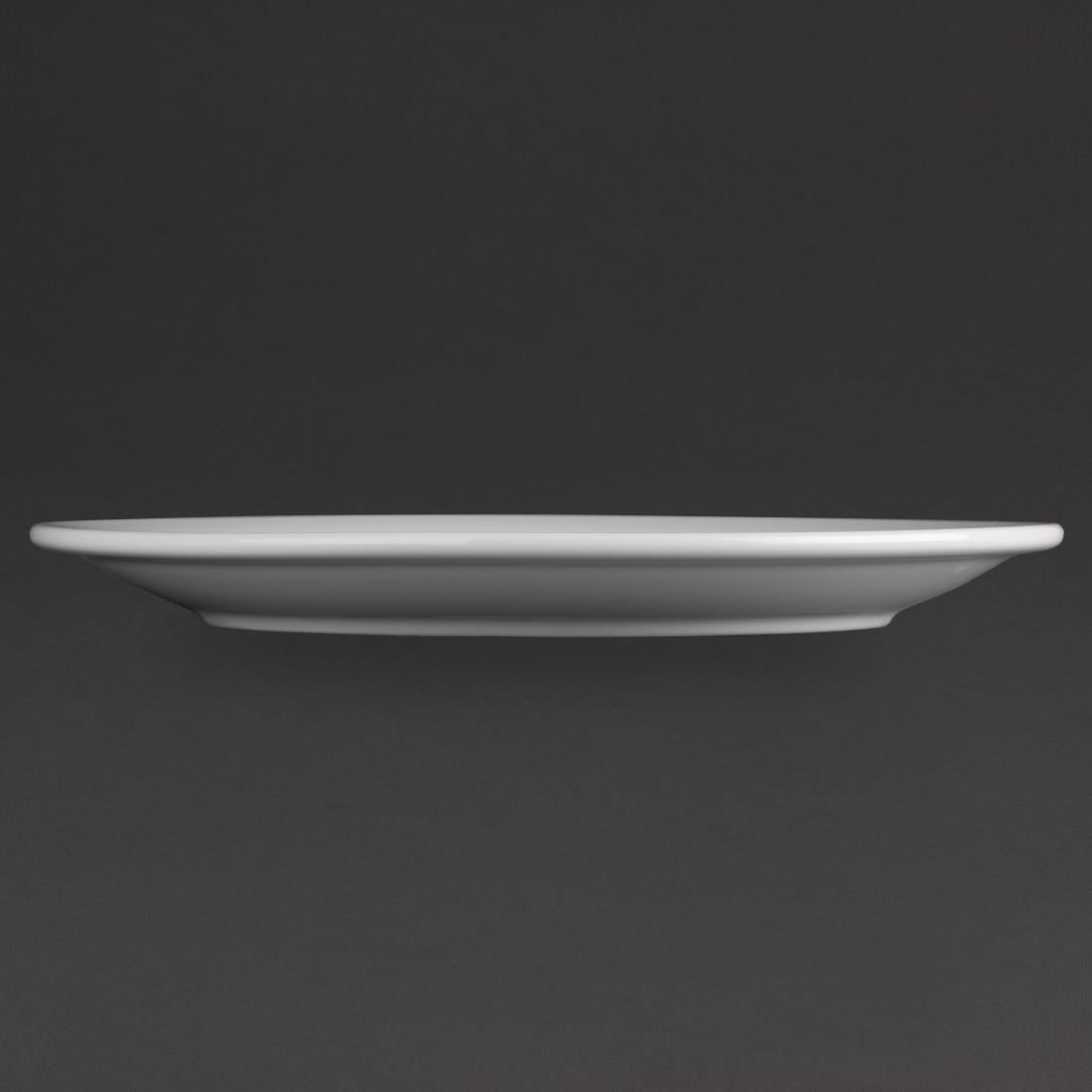 Olympia Athena Narrow Rimmed Plates 226mm/9" (12 Pack)