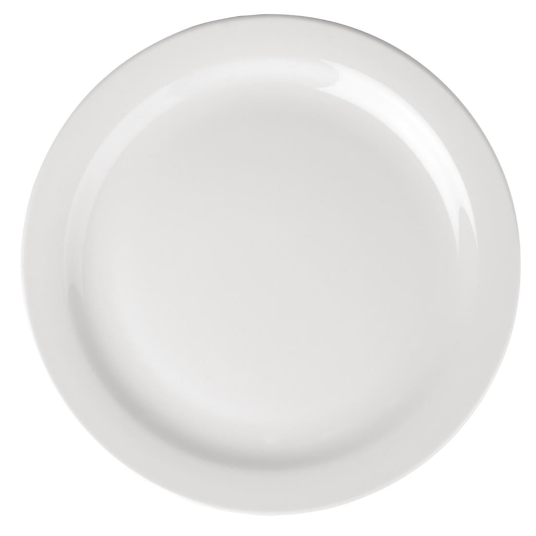 Olympia Athena Narrow Rimmed Plates 226mm/9" (12 Pack)