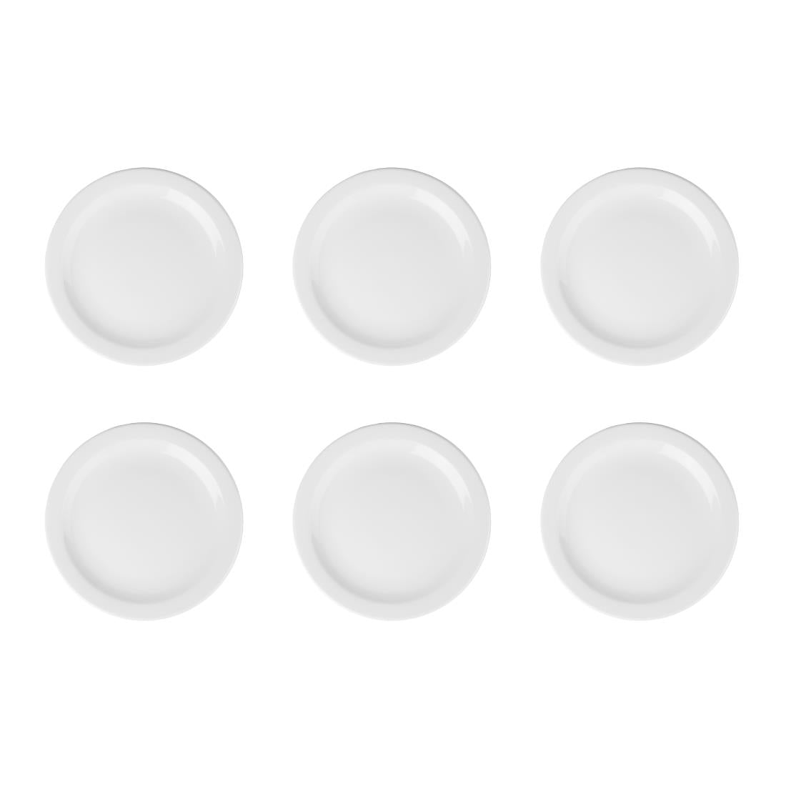 Olympia Athena Narrow Rimmed Plates 284mm/11 1/4 (6 Pack)