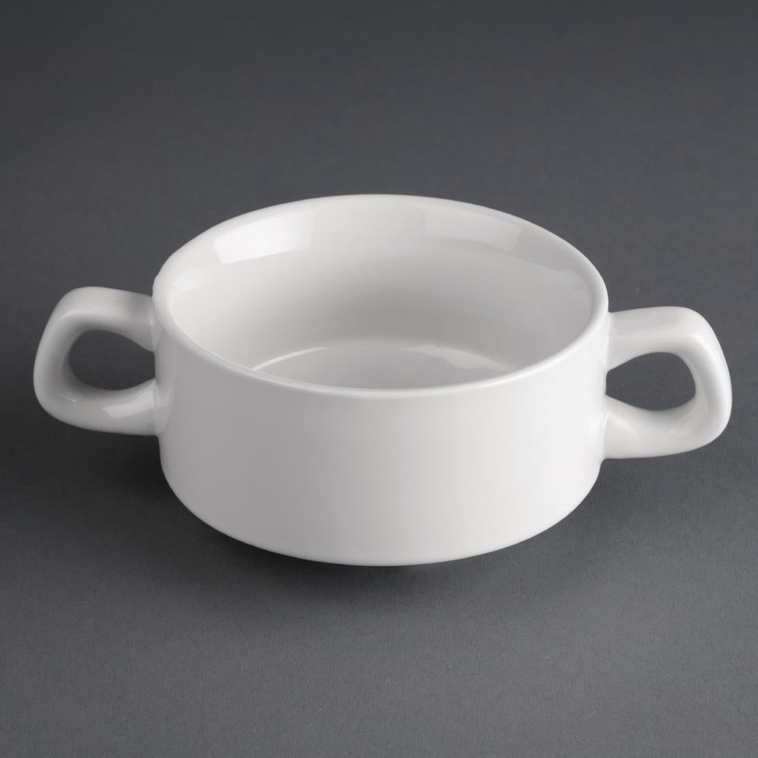 Olympia Athena Stacking Soup Bowls 160mm/4 1/4" 290ml (12 Pack)