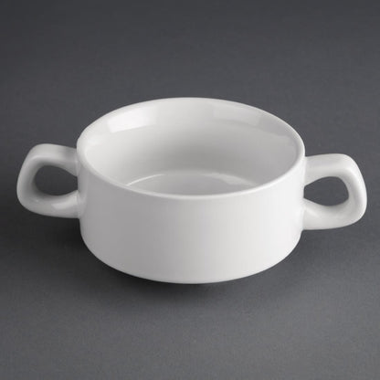Olympia Athena Stacking Soup Bowls 160mm/4 1/4" 290ml (12 Pack)